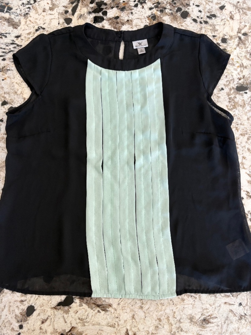 Worthington Women’s Short Sleeve Blouse